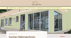 Desktop Screenshot of naehmaschinen-kochan.de